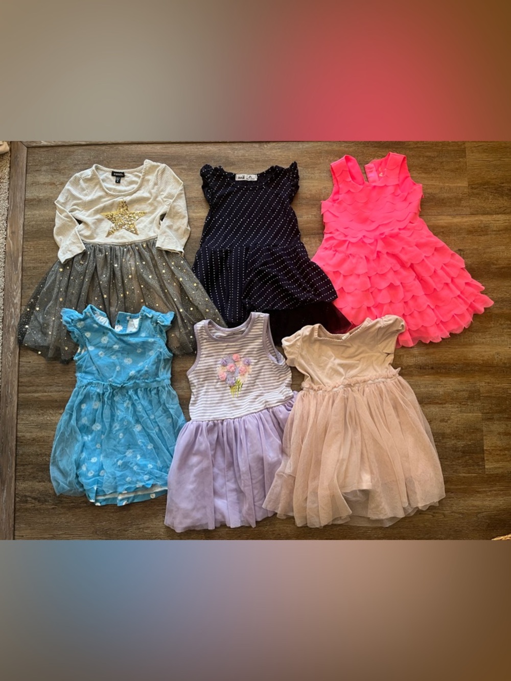 Bundle of toddler fancy play dresses